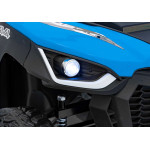 Elektrické autíčko Farmer Truck UTV Racing 4x75w modré